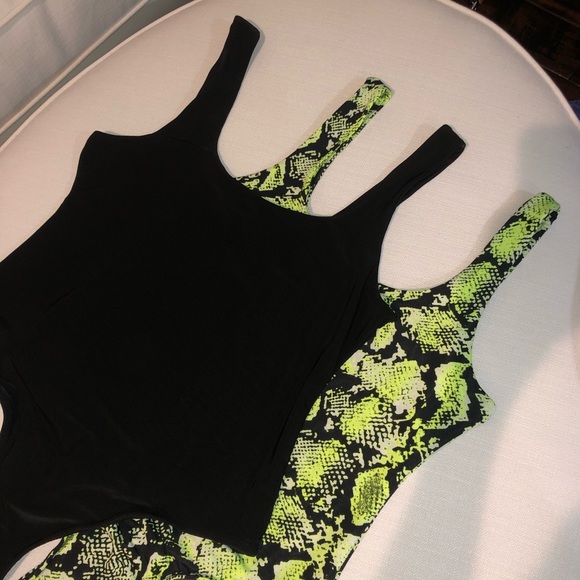 Revamped Tops - 2 FOR 1 BODY SUIT TANK TOP